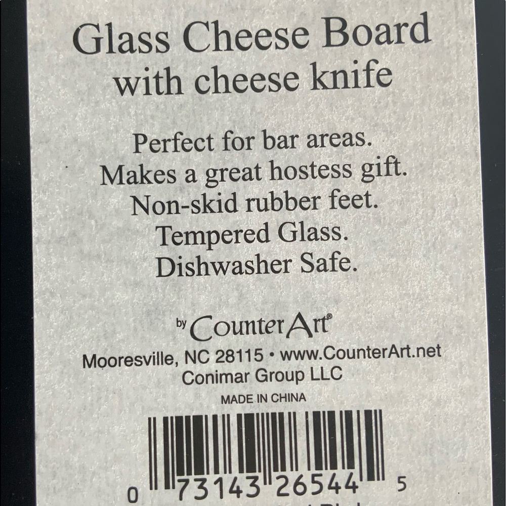 Pineapple Tropical Glass Cheese Board and Cheese Knife Set NEW CounterArt - Picture 7 of 7